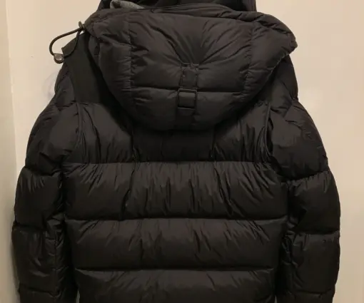Alternative view of Burberry Lockwell Puffer Jacket – Luxury Black Down Jacket with Signature Check Hood