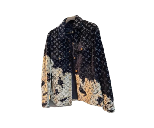 LV Bleach Denim Jacket