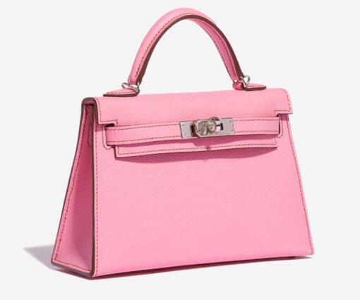 Hermès Mini Kelly 20 Sellier Handbag Pink