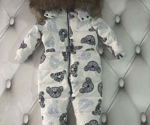Burberry Overalls Baby Jacket White