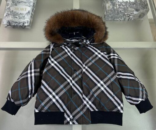 Burberry Padded Baby Jacket Check