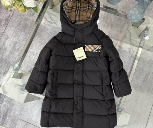 Burberry Puffer Down Jacket Black
