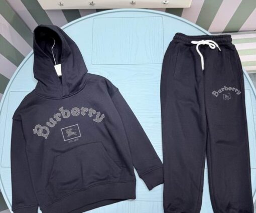 Burberry Kids Tracksuit Black