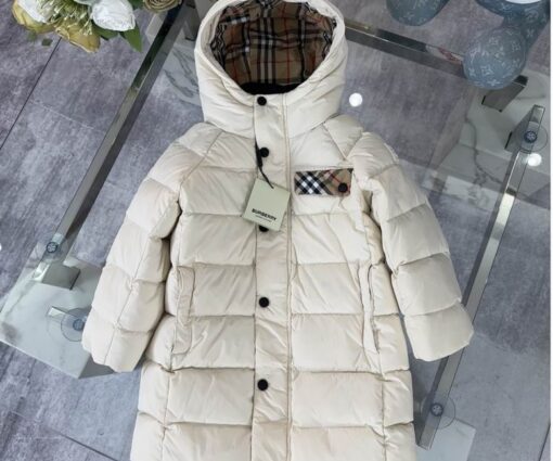 Burberry Puffer Down Jacket White