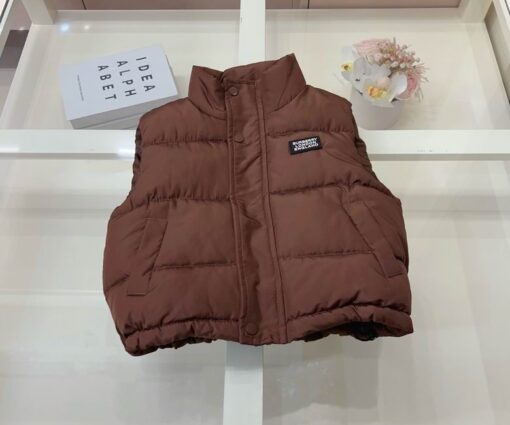 Burberry Puffer Vest Brown