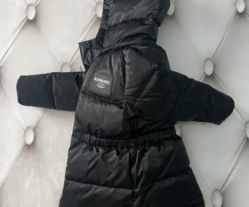 Burberry Kids' Horseferry Print Down-filled Jacket Black