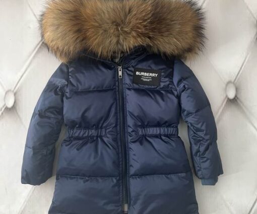 Burberry Baby Jacket Navy Blue
