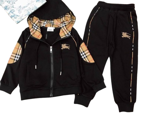 Burberry Kids Tracksuit Black