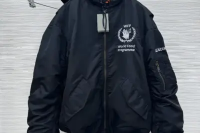 Balenciaga WFP Bomber Jacket – Luxury Black Tech-Nylon Oversized Winter Jacket