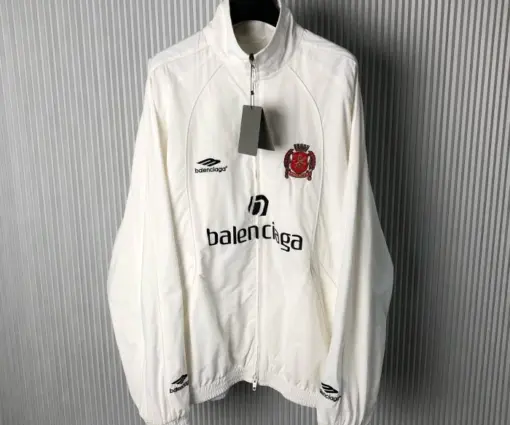 Balenciaga Paris Soccer Tracksuit Jacket White