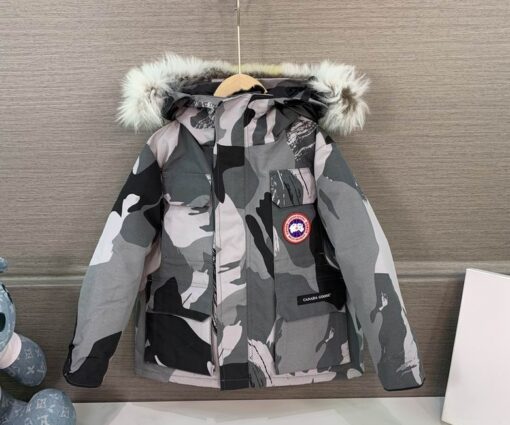 Canada Goose Baby Jacket Military Graphic