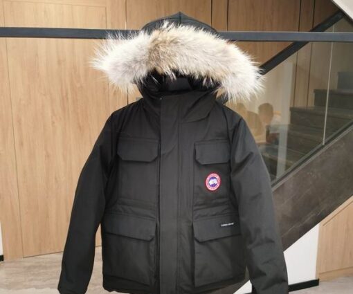 Canada Goose Baby Expedition Parka Jacket Black