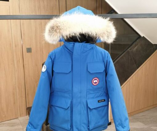 Canada Goose Baby Expedition Parka Jacket Blue