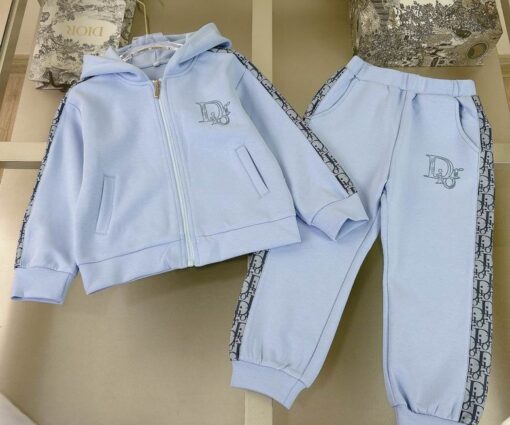 Dior Kids Tracksuit Sky Blue
