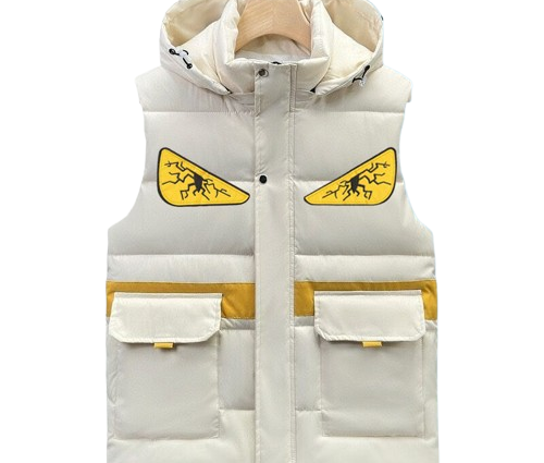 Fendi Monster Eyes Padded Vest White