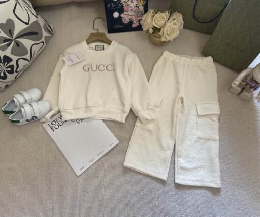 Gucci Baby Tracksuit White
