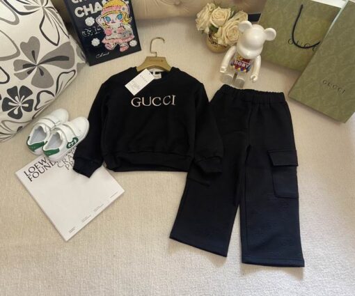 Gucci Baby Tracksuit Black