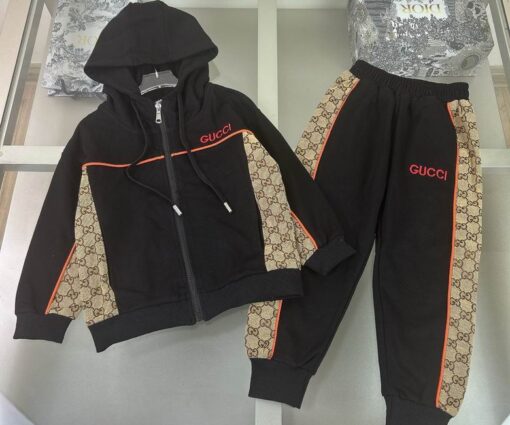 Gucci Baby Tracksuit Black