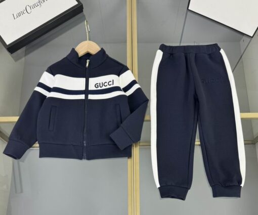 Gucci Kid's Tracksuit Blue White