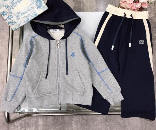 Loewe Baby Tracksuit Grey Black