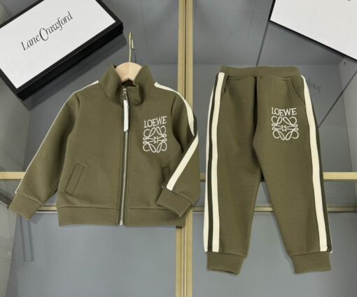 Loewe Baby Tracksuit Moss Green