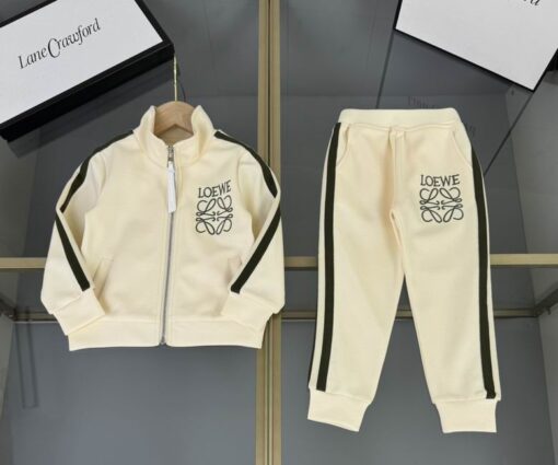 Loewe Baby Tracksuit Cream White