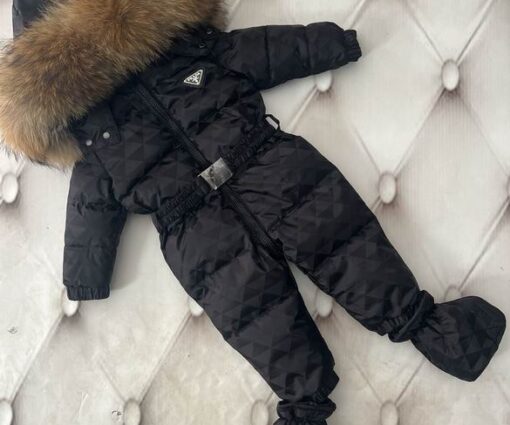 Prada Down Baby Jacket Black