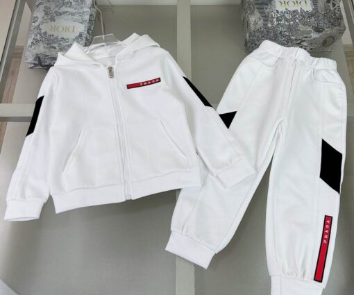 Prada Baby Tracksuit White