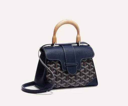 Goyard Saïgon Souple Mini Bag Navy Blue