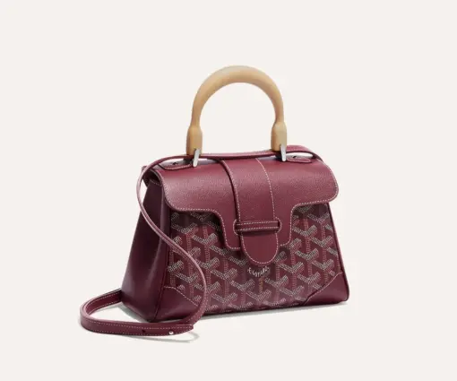 Goyard Saïgon Souple Mini Bag Burgundy
