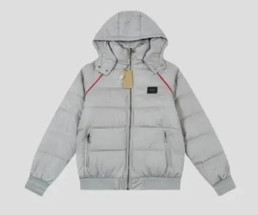 Burberry Down-Filled Puffer Jacket with Grey