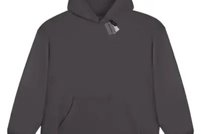 Balenciaga Hoodie Liver Grey – Luxury Oversized Heavyweight Cotton Fleece Hoodie