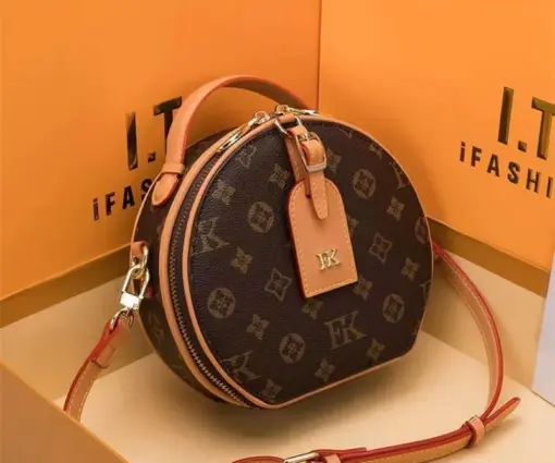 LV Mini Boite Chapeau Crossbody Bag Brown