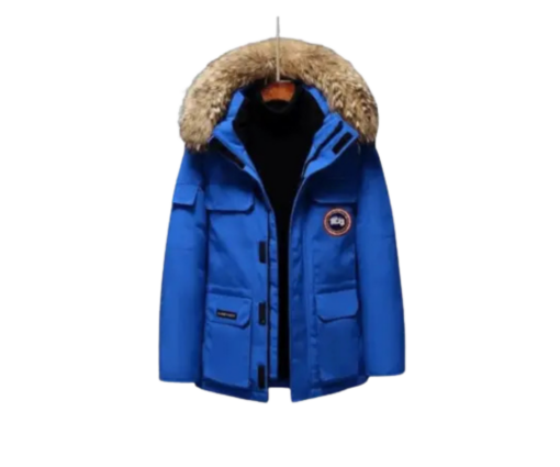Canada Goose Down Jacket White Duck Blue