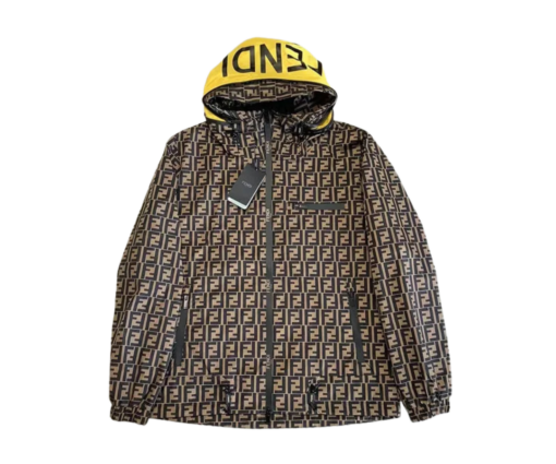 Fendi Jacket Brown And Yellow