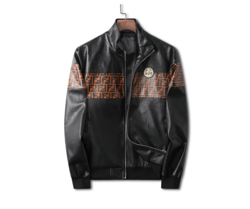 Fendi Jacket Black And Brown