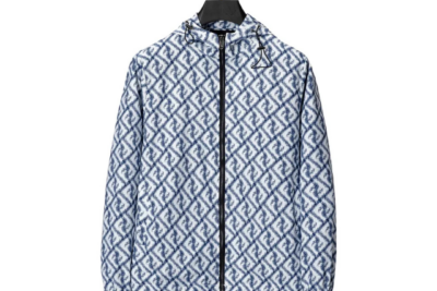Fendi Jacket Sky Blue And White