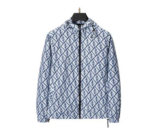 Fendi Jacket Sky Blue And White