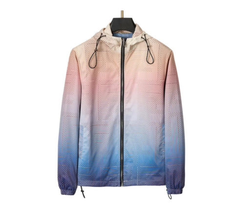 Fendi Jacket Orange And Azure