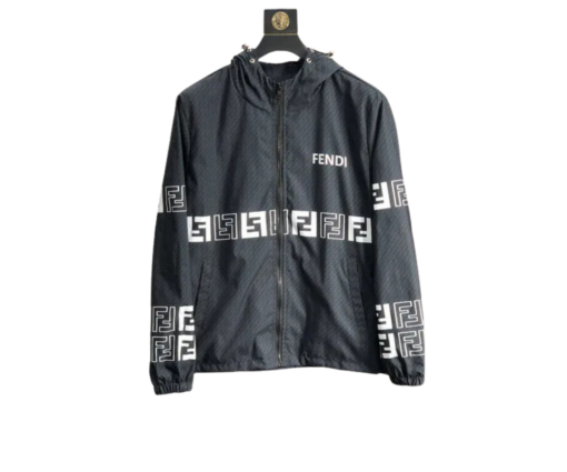 Fendi Jacket Black And White
