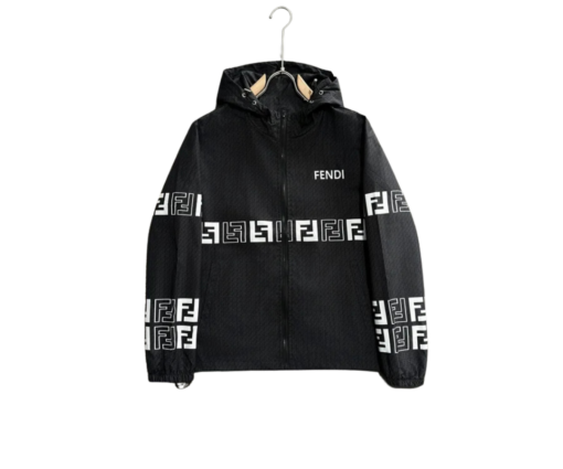 Fendi Jacket Black And White