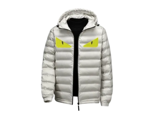 Fendi Monster Eyes Down Jacket White