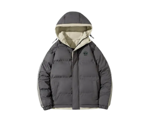 Fendi Hooded Parka Jacket Grey