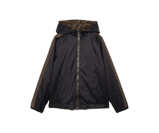 Fendi Reversible FF-Motif Hooded Jacket