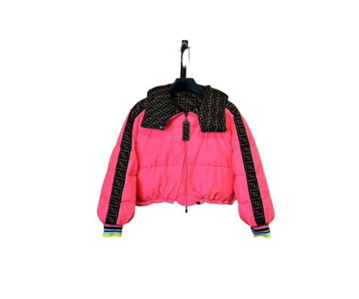 Fendi Reversible Puffer Jacket Pink/ Black