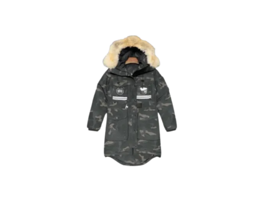Canada Goose Camouflage Down Jacket Military Green