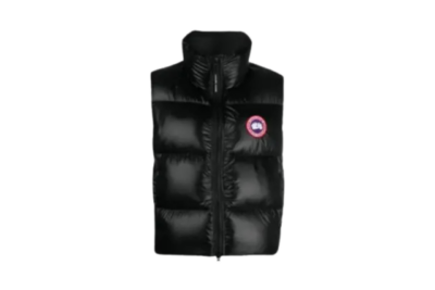Canada Goose Cypress Logo Patch Puffer Vest Black