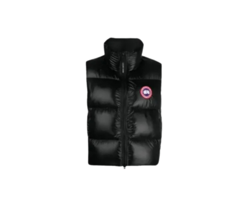 Canada Goose Cypress Logo Patch Puffer Vest Black