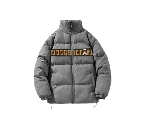 Fendi Down Puffer Jacket Grey