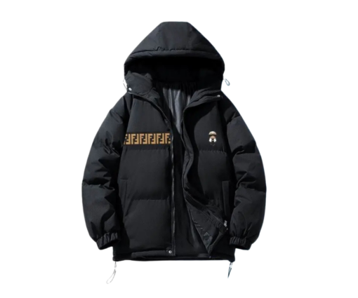 Fendi Down Puffer Jacket All Black